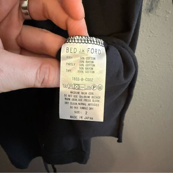 Bed J.W Ford Kimono Wrap Short Sleeve Size M - Picture 4 of 5